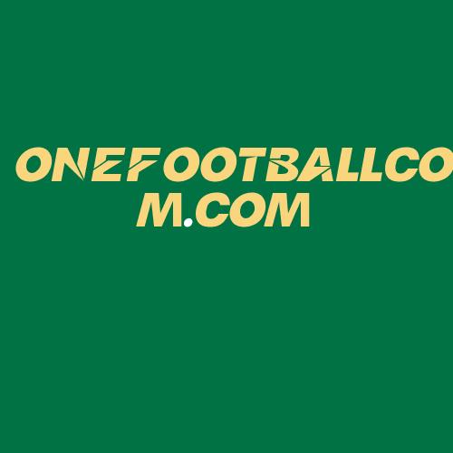 Logo da ONEFOOTBALLCOM